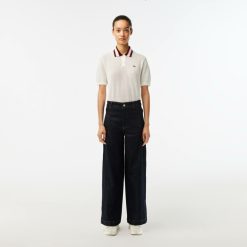 Pantalons & Shorts | LACOSTE Pantalon Jean Femme Lacoste En Denim Extensible