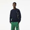 Sweatshirts | LACOSTE Sweatshirt Color-Block Homme Lacoste En Molleton Gratte