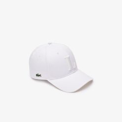 Chapeaux & Casquettes | LACOSTE Casquette De Baseball En Twill De Coton Brode 3D