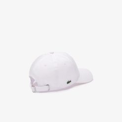 Chapeaux & Casquettes | LACOSTE Casquette De Baseball En Twill De Coton Brode 3D