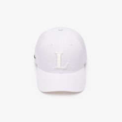 Chapeaux & Casquettes | LACOSTE Casquette De Baseball En Twill De Coton Brode 3D