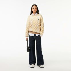 Pullovers | LACOSTE Pull Jacquard Monogramme En Alpaga