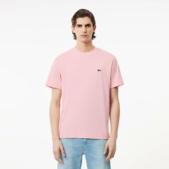 T-Shirts | LACOSTE T-Shirt Classic Fit En Jersey De Coton