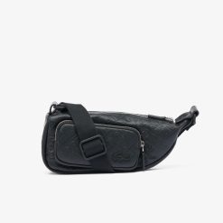 Sacs A Bandouliere | LACOSTE Sac Banane Alga En Toile Imprimee