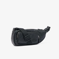 Sacs A Bandouliere | LACOSTE Sac Banane Alga En Toile Imprimee