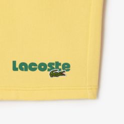 Pantalons & Shorts | LACOSTE Short Jogger Effet Delave Imprime Lacoste