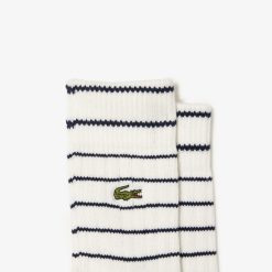 Chaussettes | LACOSTE Lot De 2 Paires De Chaussettes Basses Rayees