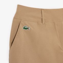 Vetements De Sport | LACOSTE Bermuda Femme Golf Lacoste Sport En Taffetas Extensible