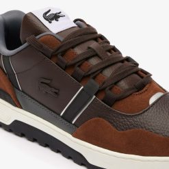 Outdoor | LACOSTE Sneakers Outdoor T-Clip Winter Homme En Cuir