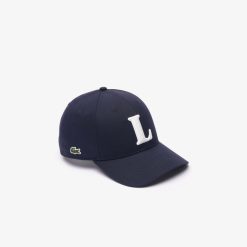 Chapeaux & Casquettes | LACOSTE Casquette De Baseball En Twill De Coton Brode 3D