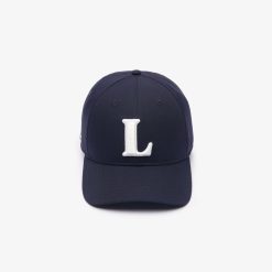 Chapeaux & Casquettes | LACOSTE Casquette De Baseball En Twill De Coton Brode 3D