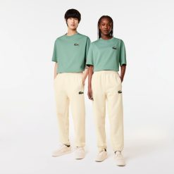 Pantalons & Shorts | LACOSTE Pantalon De Survetement Jogger Unie En Molleton De Coton Biologique