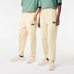 Pantalons & Shorts | LACOSTE Pantalon De Survetement Jogger Unie En Molleton De Coton Biologique