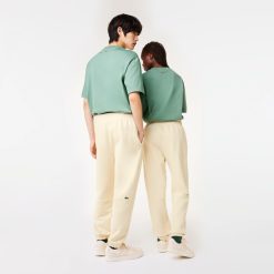 Pantalons & Shorts | LACOSTE Pantalon De Survetement Jogger Unie En Molleton De Coton Biologique