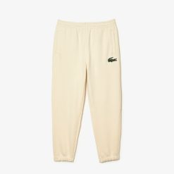 Pantalons & Shorts | LACOSTE Pantalon De Survetement Jogger Unie En Molleton De Coton Biologique