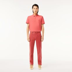 Pantalons & Shorts | LACOSTE Pantalon Chino Slim Fit En Coton Stretch