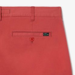 Pantalons & Shorts | LACOSTE Pantalon Chino Slim Fit En Coton Stretch