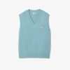 Pullovers | LACOSTE Pull Sans Manche Lacoste X Le Fleur A Col V