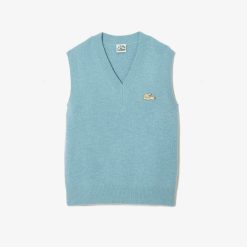 Pullovers | LACOSTE Pull Sans Manche Lacoste X Le Fleur A Col V