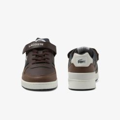 Sneakers | LACOSTE Sneakers T-Clip Velcro Homme En Cuir