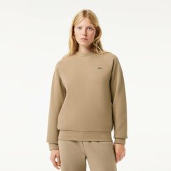 Sweatshirts | LACOSTE Sweatshirt Jogger A Col Rond Double Face Pique