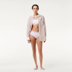 Sous-Vetements Et Vetements D'Interieur | LACOSTE Shorty Avec Ceinture Siglee En Coton Stretch