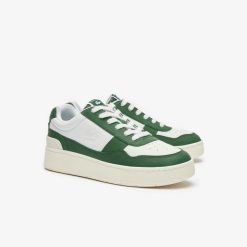 Sneakers | LACOSTE Sneakers Aceclip Premium Homme En Cuir Contraste