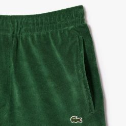 Pantalons & Shorts | LACOSTE Short Paris En Maille Eponge Regular Fit