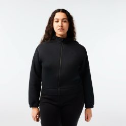 Vetements De Sport | LACOSTE Sweatshirt Zippe Femme Loose Fit Lacoste Sport Avec Capuche