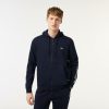 Sweatshirts | LACOSTE Sweatshirt Zippe A Capuche Jogger Homme Classic Fit Avec Bandes Siglees