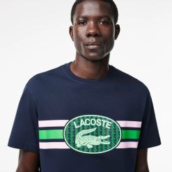 T-Shirts | LACOSTE T-Shirt Imprime Monogramme Regular Fit En Coton