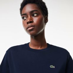 T-Shirts | LACOSTE T-Shirt Relaxed Fit En Jersey De Coton Pima Leger