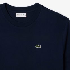 T-Shirts | LACOSTE T-Shirt Relaxed Fit En Jersey De Coton Pima Leger