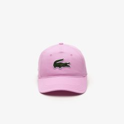 Accessoires | LACOSTE Casquette En Twill De Coton Avec Grand Crocodile