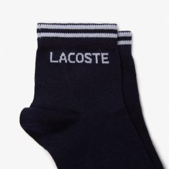 Chaussettes | LACOSTE Lot De 2 Paires De Chaussettes Basses Lacoste Sport En Coton