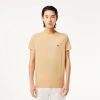 T-Shirts | LACOSTE T-Shirt Col Rond En Jersey De Coton Pima Uni