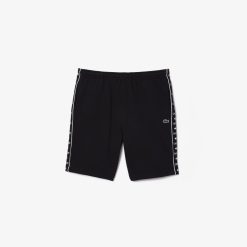 Pantalons & Shorts | LACOSTE Short Jogger En Molleton Avec Bande Siglee