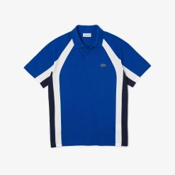 Polos | LACOSTE Polo Homme Lacoste Color-Block En Petit Pique De Coton