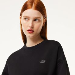 Sweatshirts | LACOSTE Sweatshirt Jogger Femme Lacoste Imprime Au Dos