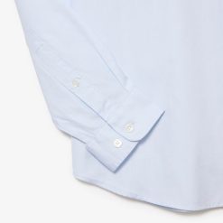 Chemises | LACOSTE Chemise Slim Fit Unie En Coton Premium