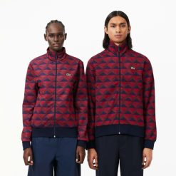 Sweatshirts | LACOSTE Sweatshirt Zippe Motif Robert George En Jacquard