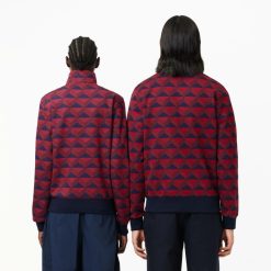 Sweatshirts | LACOSTE Sweatshirt Zippe Motif Robert George En Jacquard