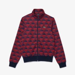 Sweatshirts | LACOSTE Sweatshirt Zippe Motif Robert George En Jacquard