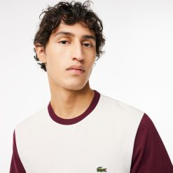 T-Shirts | LACOSTE T-Shirt Color-Block Regular Fit En Jersey