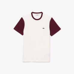 T-Shirts | LACOSTE T-Shirt Color-Block Regular Fit En Jersey