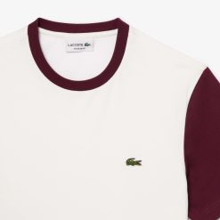 T-Shirts | LACOSTE T-Shirt Color-Block Regular Fit En Jersey