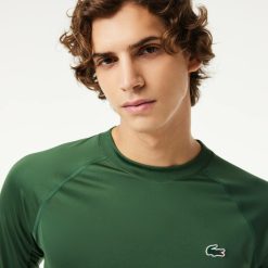 Vetements De Sport | LACOSTE T-Shirt Sport Manches Longues En Jersey Extensible