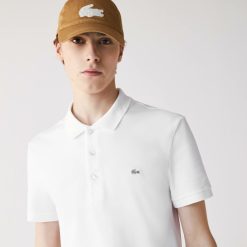 Polos | LACOSTE Polo Slim Fit Coton Stretch Pique Crocodile Gris