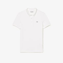 Polos | LACOSTE Polo Slim Fit Coton Stretch Pique Crocodile Gris