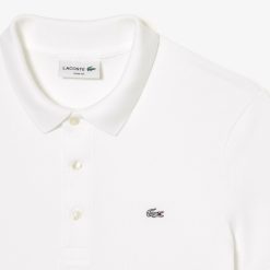 Polos | LACOSTE Polo Slim Fit Coton Stretch Pique Crocodile Gris